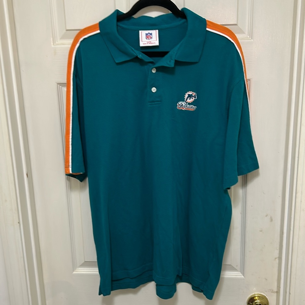 Miami Dolphins NFL Team Apparel Men’s Polo Shirt - Size XL